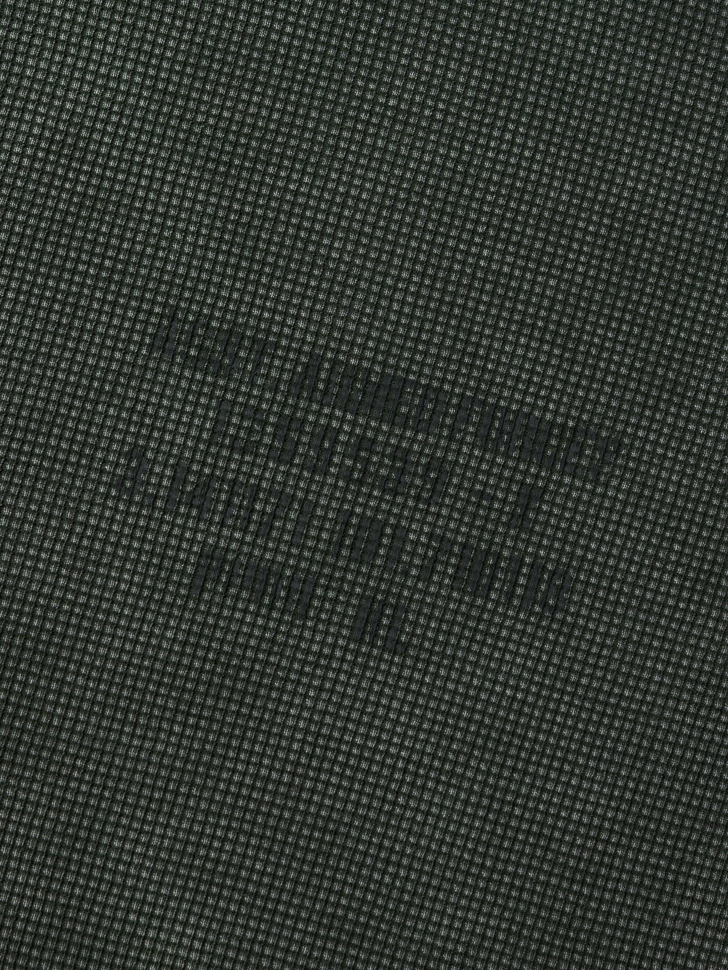 WAFFLE A.F. BOXY TEE WASHED GREEN