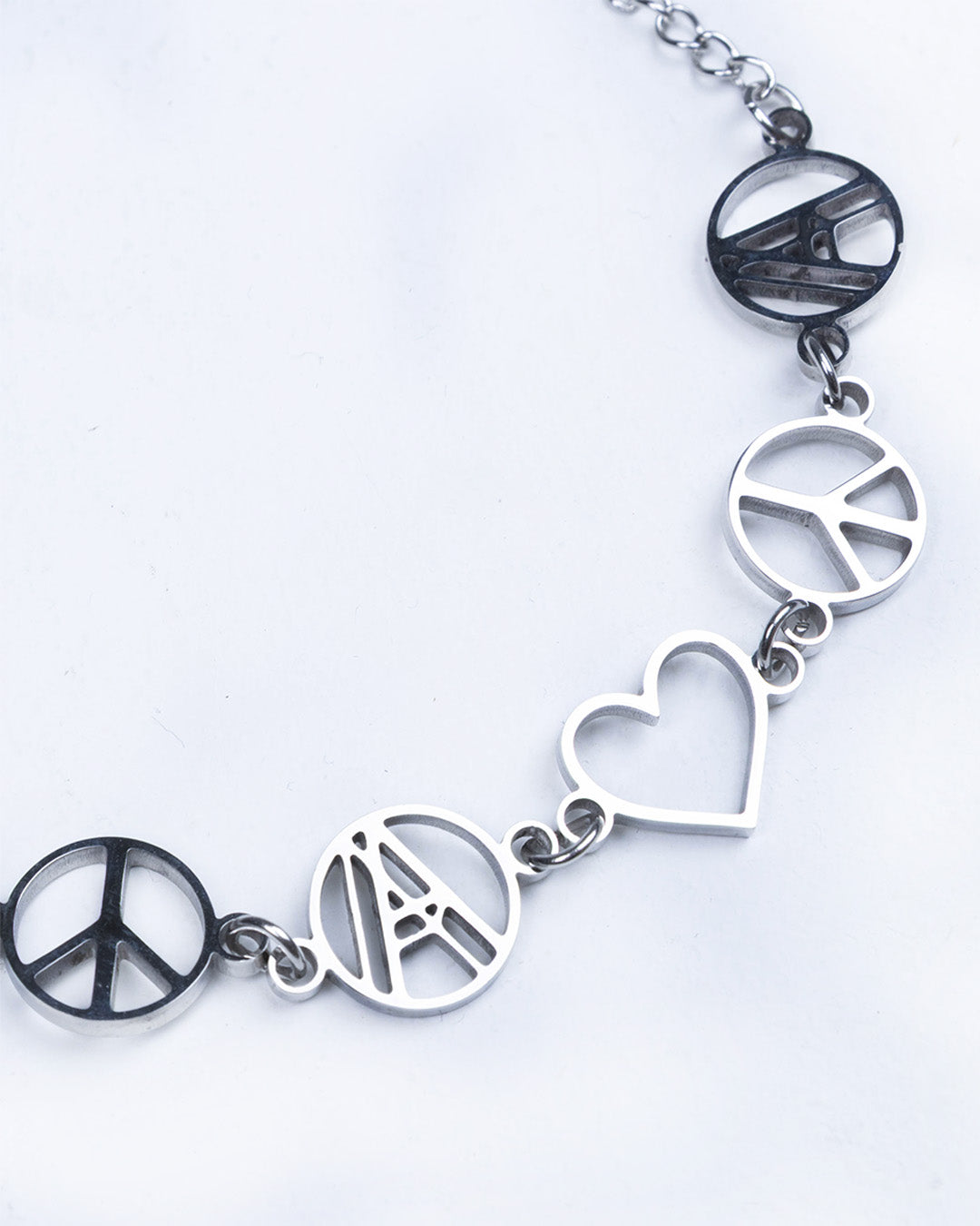 PEACE & LOVE BRACELET - BEV C multi label store