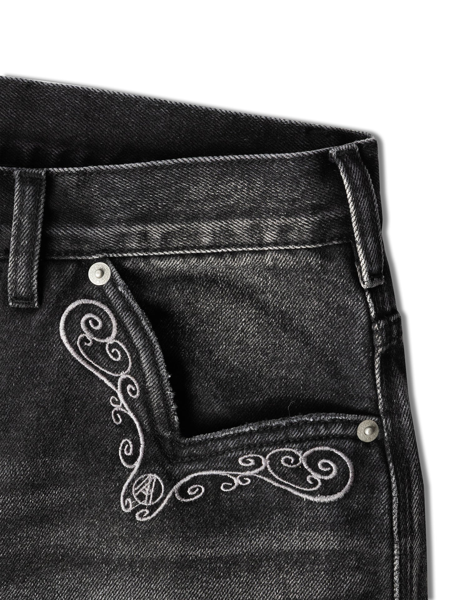 COWBOY WASHED PERFECT JEANS BLACK