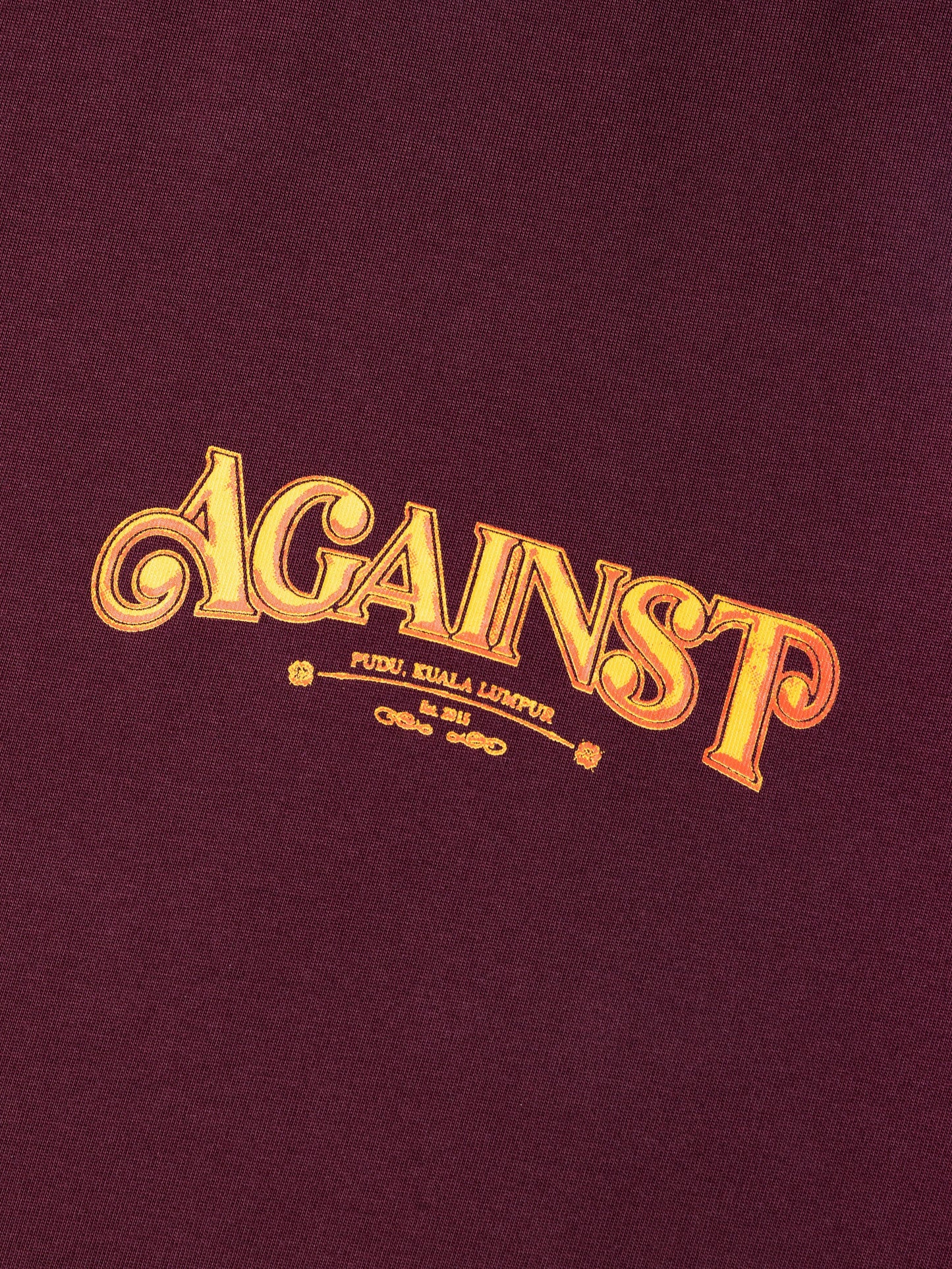 HOLD YOUR HORSES TEE MAROON