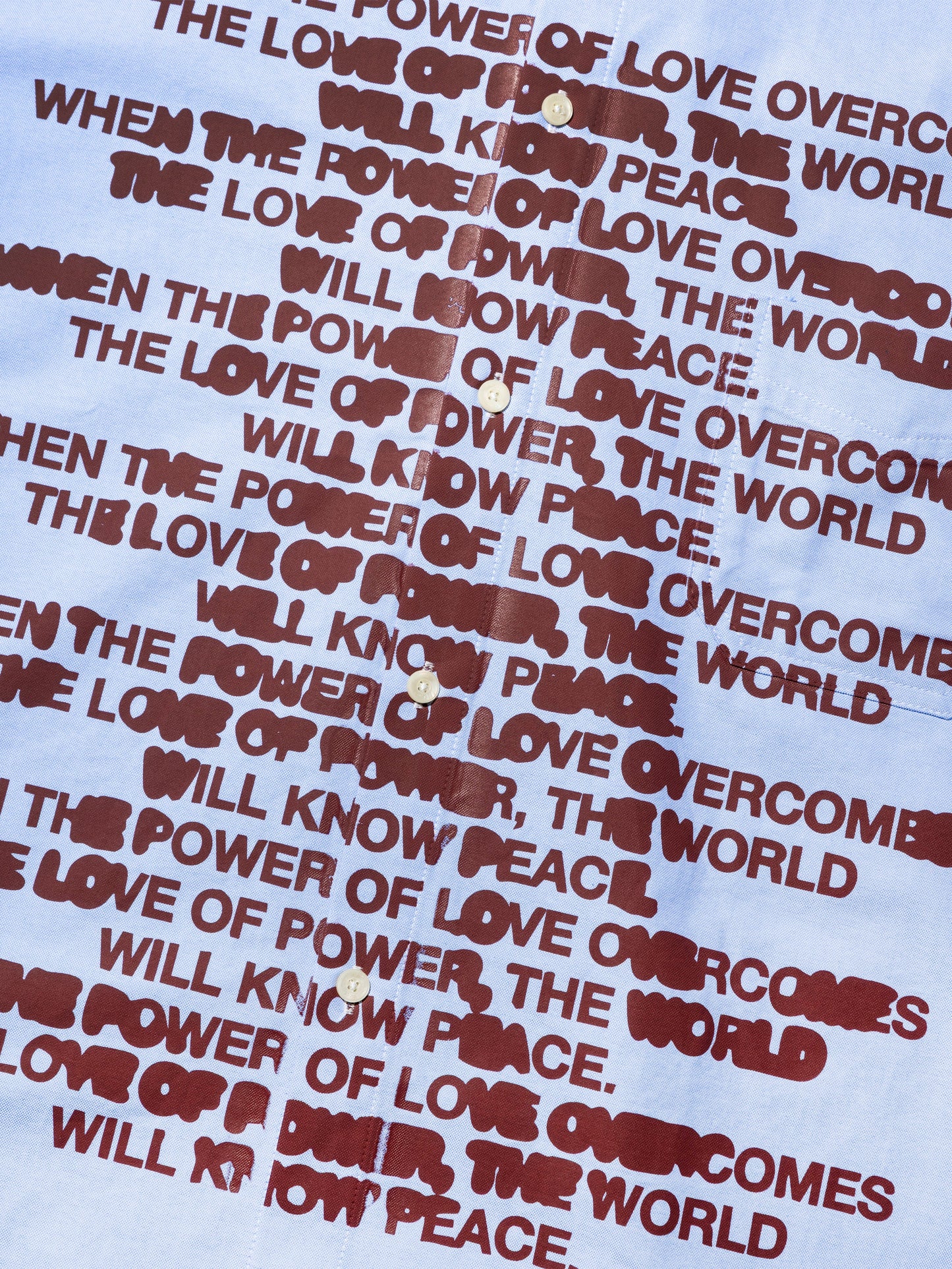 QUOTE CHAPO SHIRT LIGHT BLUE