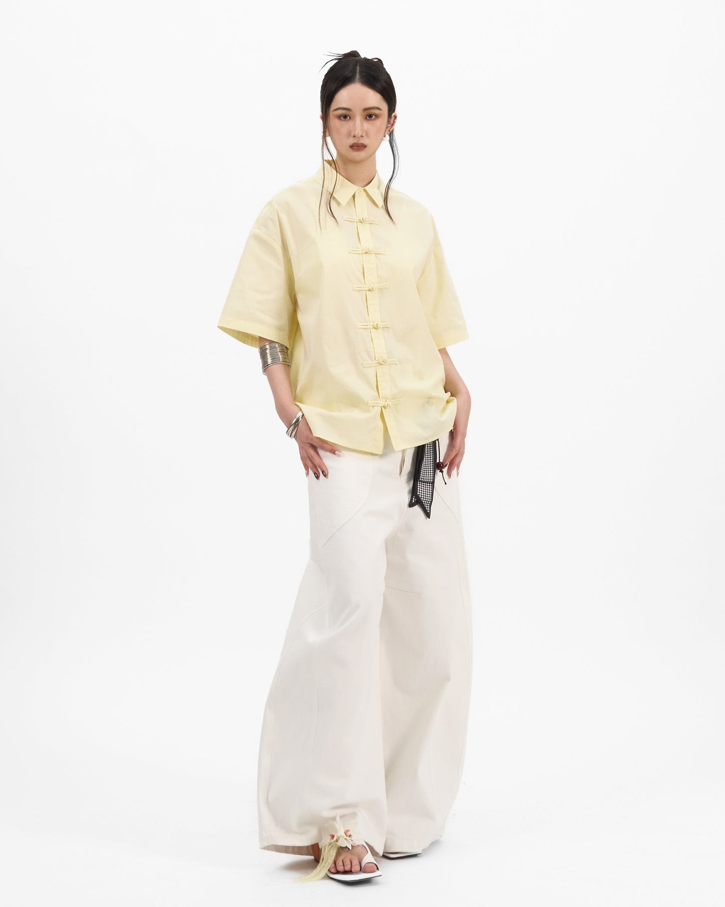 VOL.3_CH.1 Mandarin Basic Shirt - Yellow