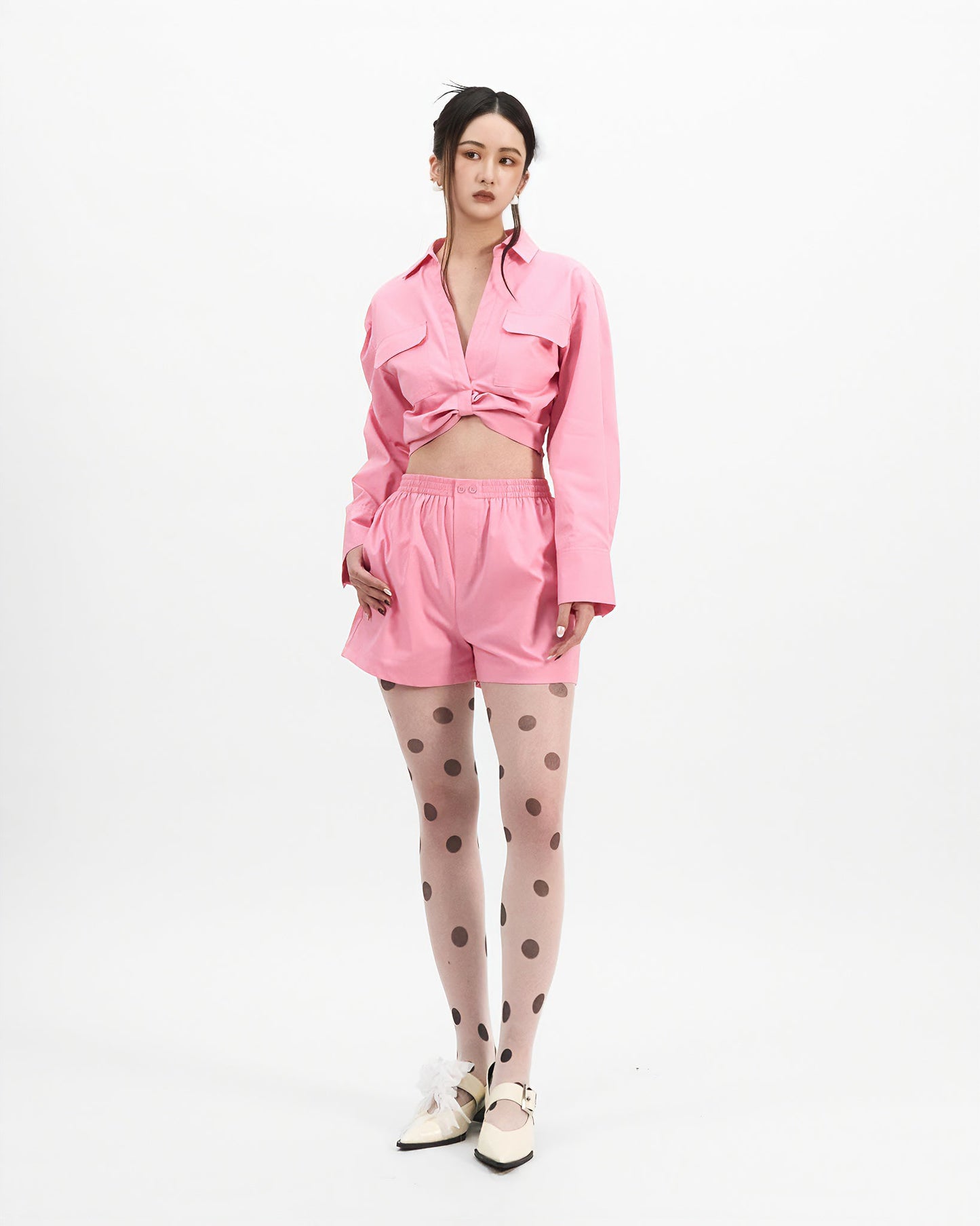 VOL.3_CH.1 Mandarin Shorts - Pink