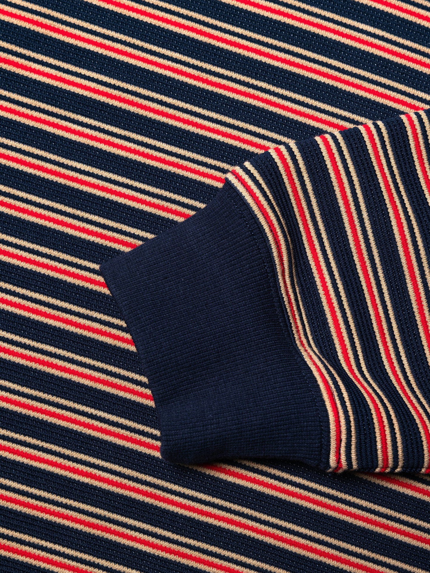 STRIPE LOUNGE TEE RED