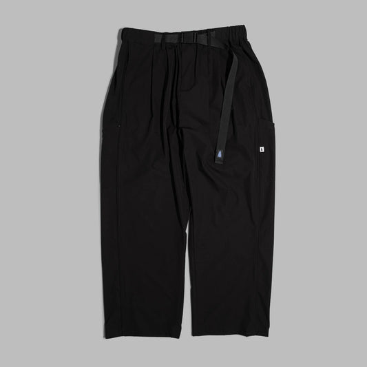 Panel Pants / Nylon – Black - BEV C multi label store