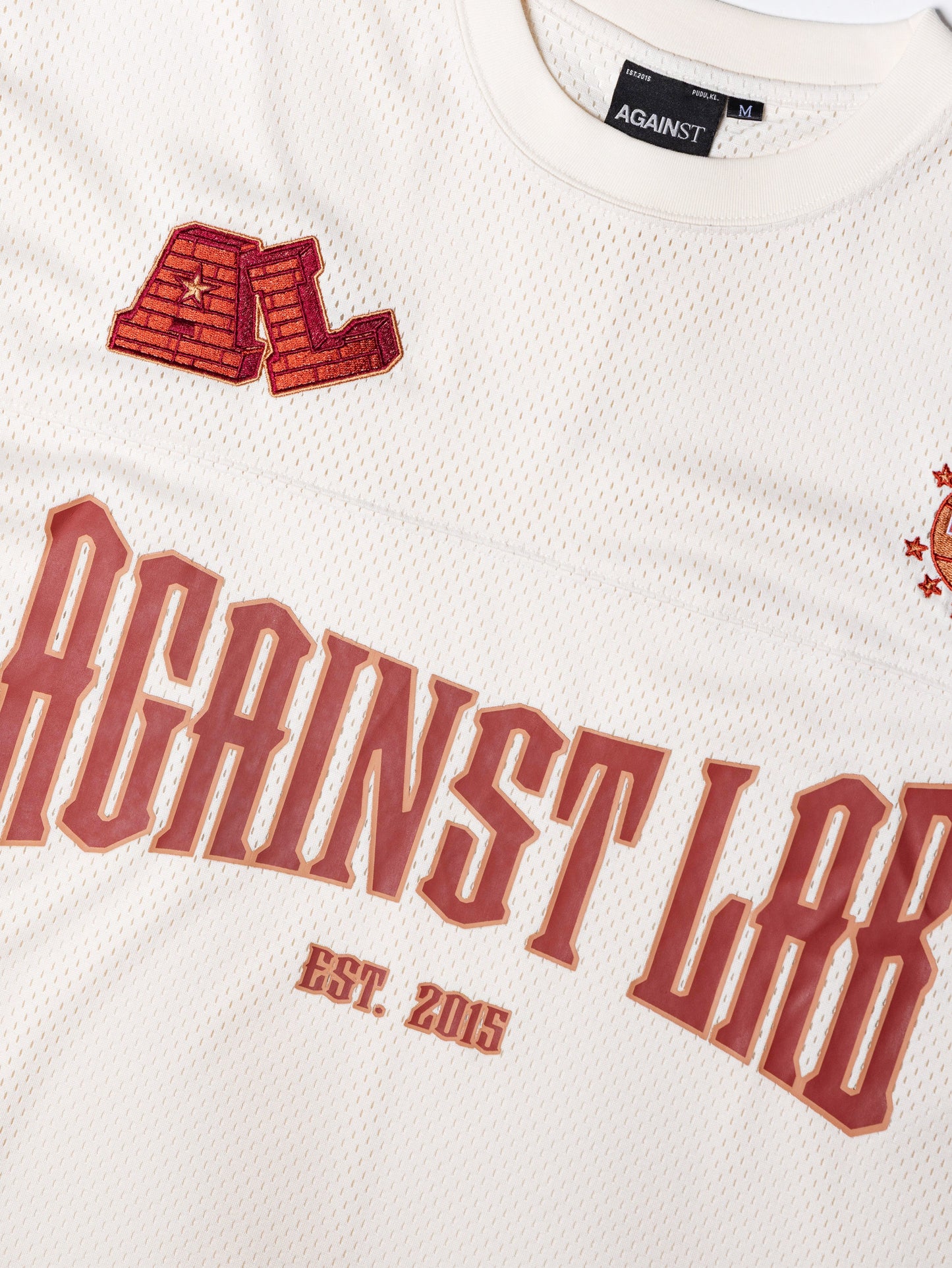 VARSITY CROPPED JERSEY CREAM