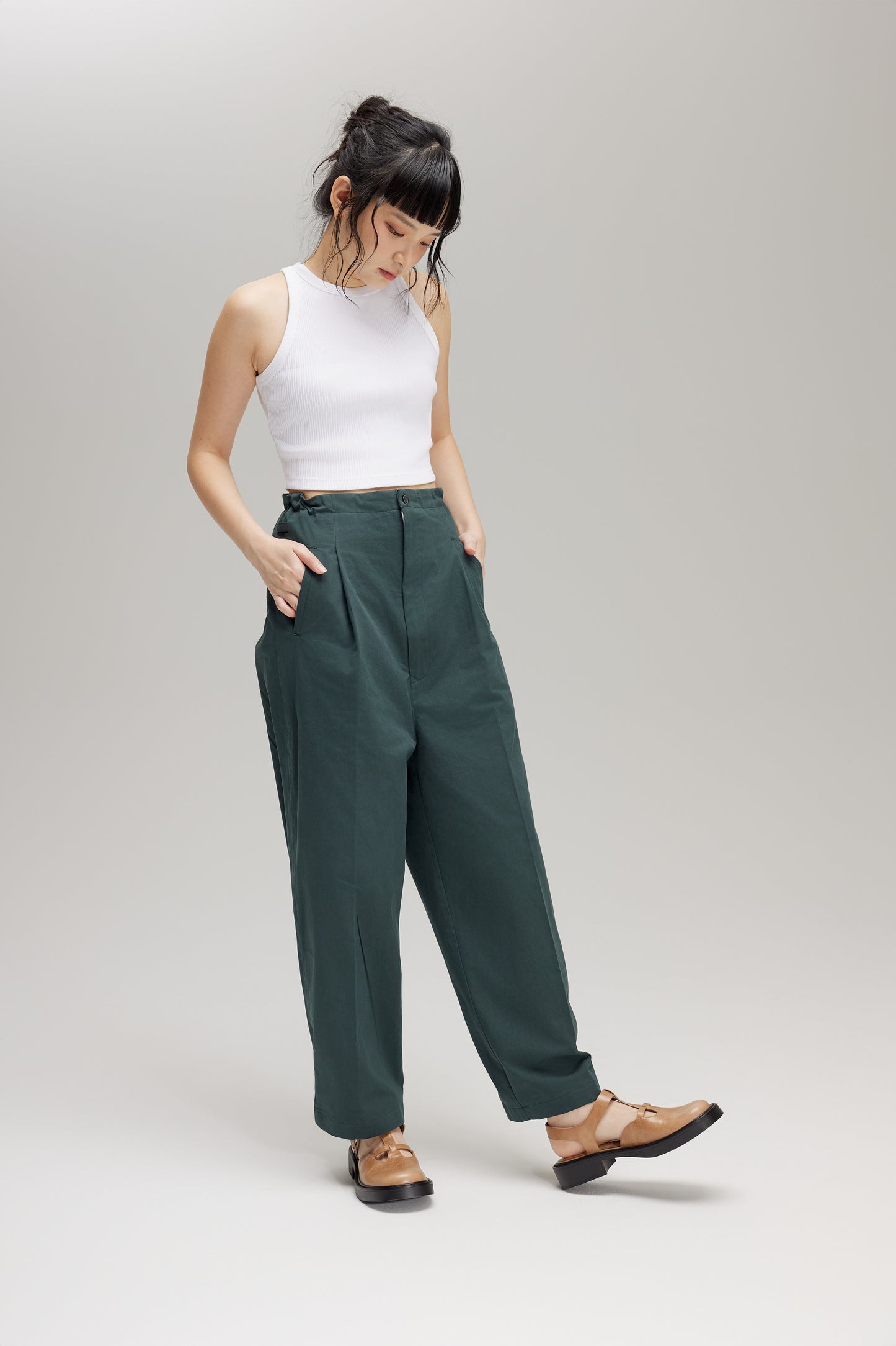 BARUN TROUSERS  IN DEEP FOREST