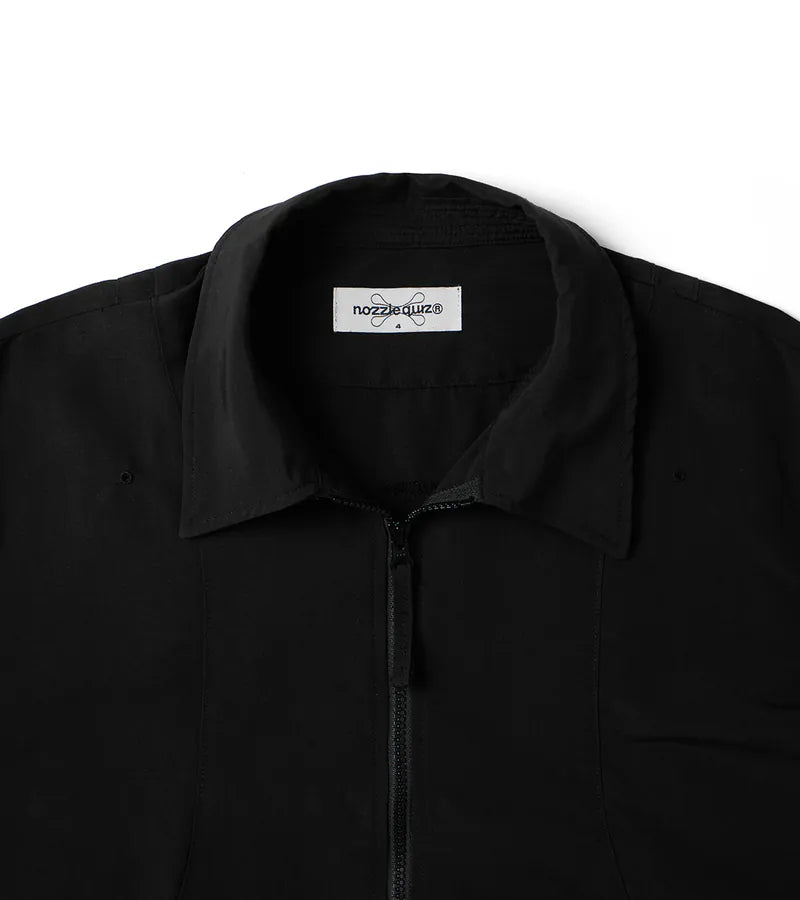 Black - Arc zip shirt