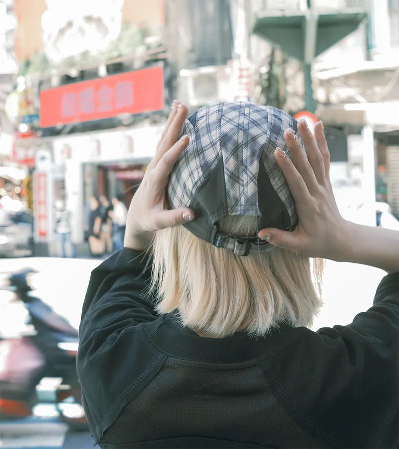 Foldable Cap - Plaid