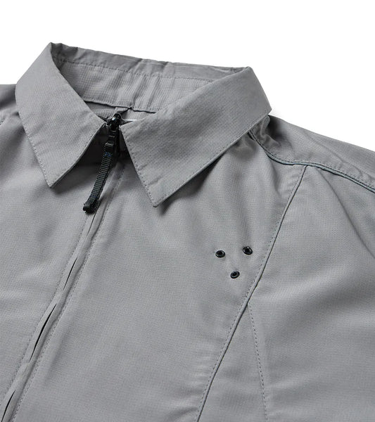 Reverse zip shirt - Lt. Gray