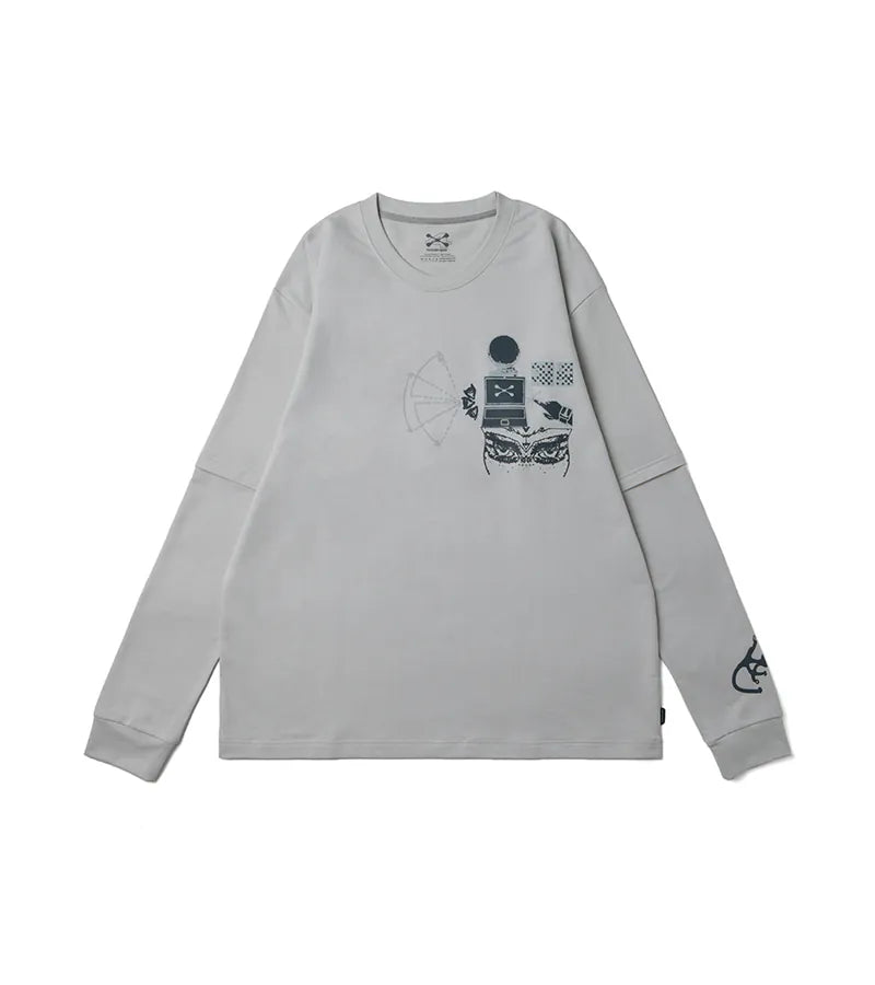 Tech Grey - Convert two-piece L/S Tee