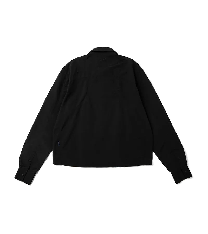 Black - Arc zip shirt