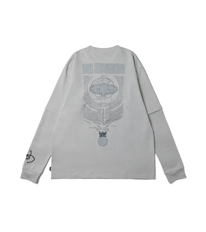 Tech Grey - Convert two-piece L/S Tee