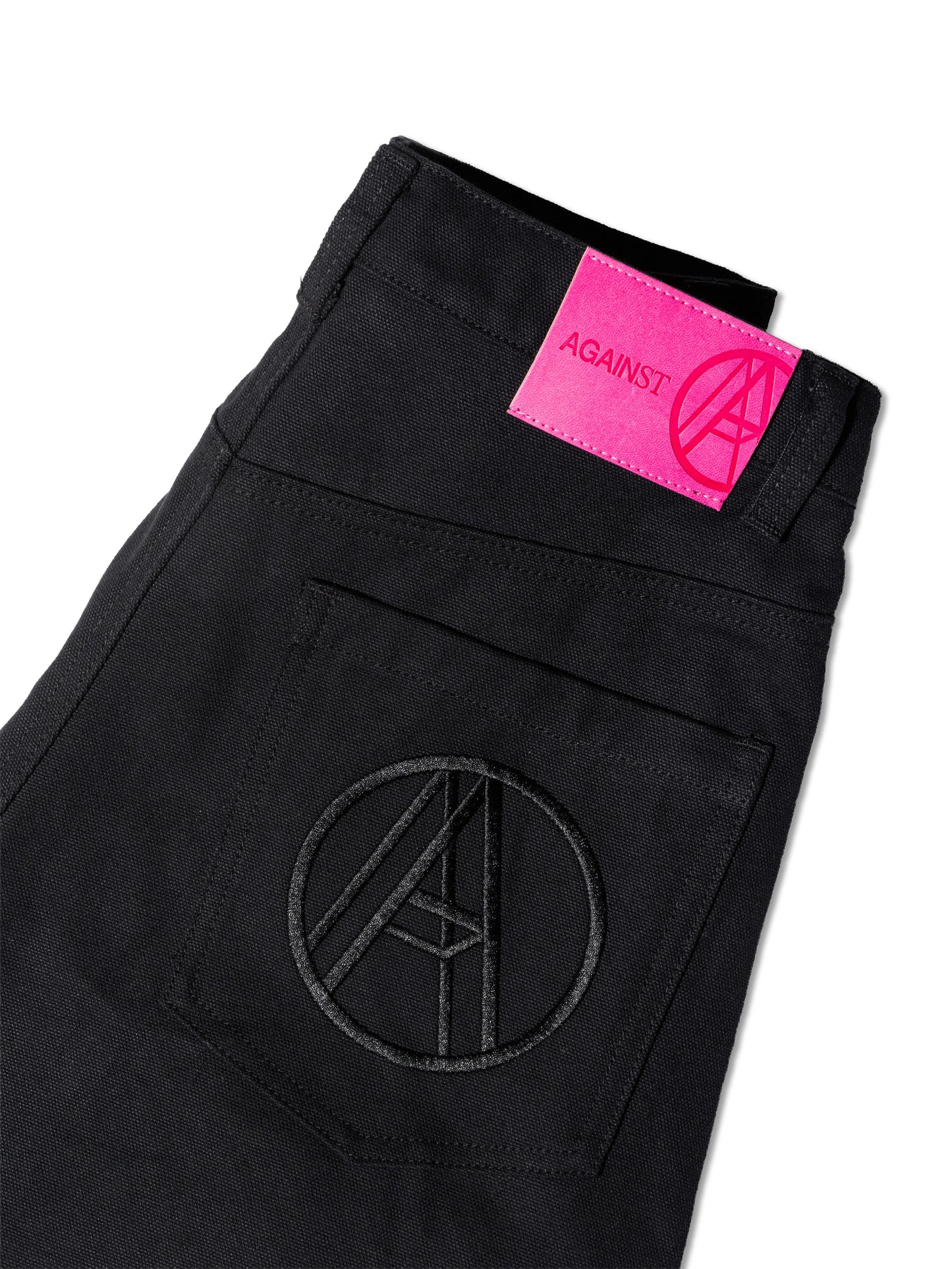 STUDDED YANKII PANTS BLACK