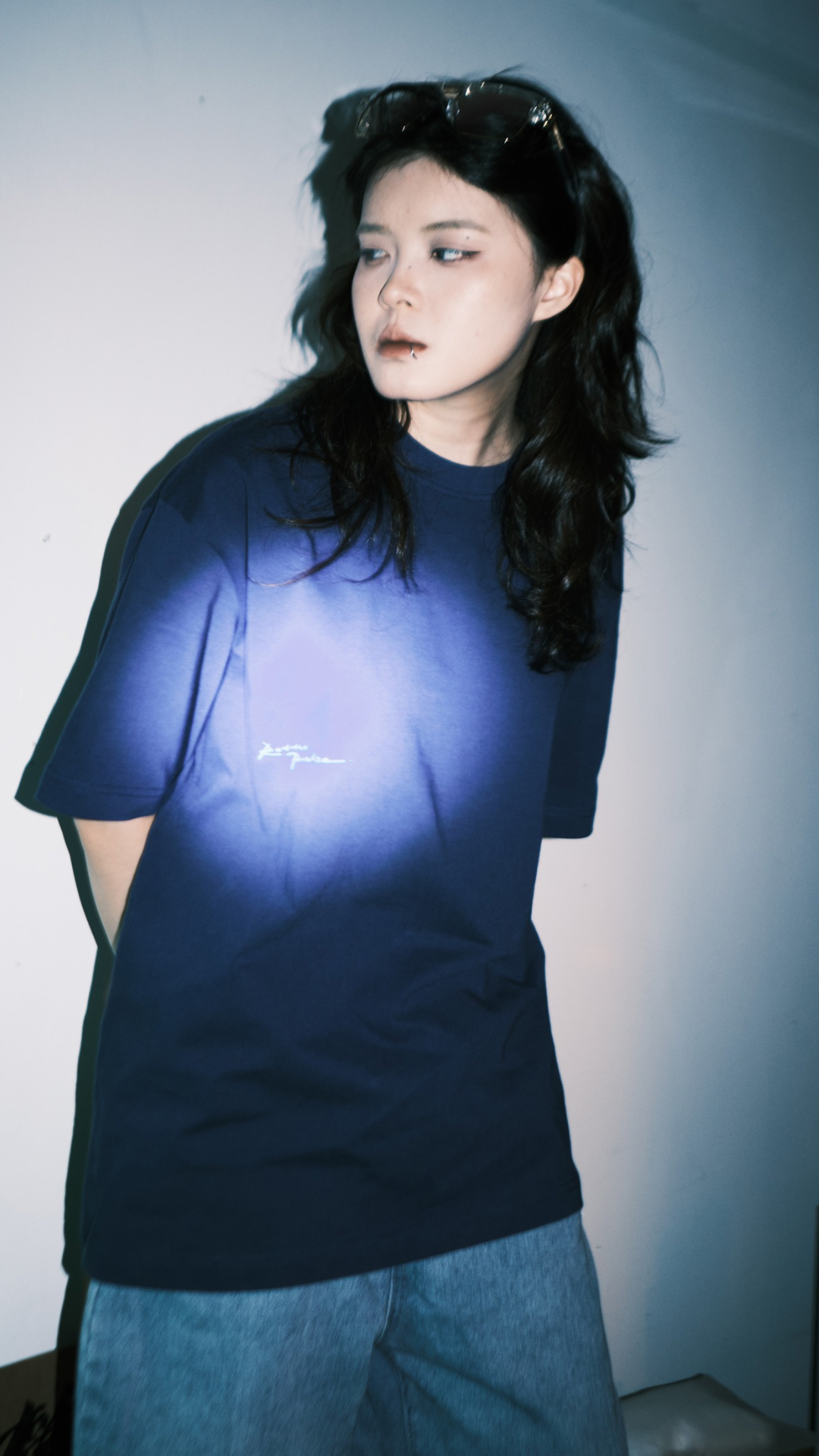 Writer Tee - Navy