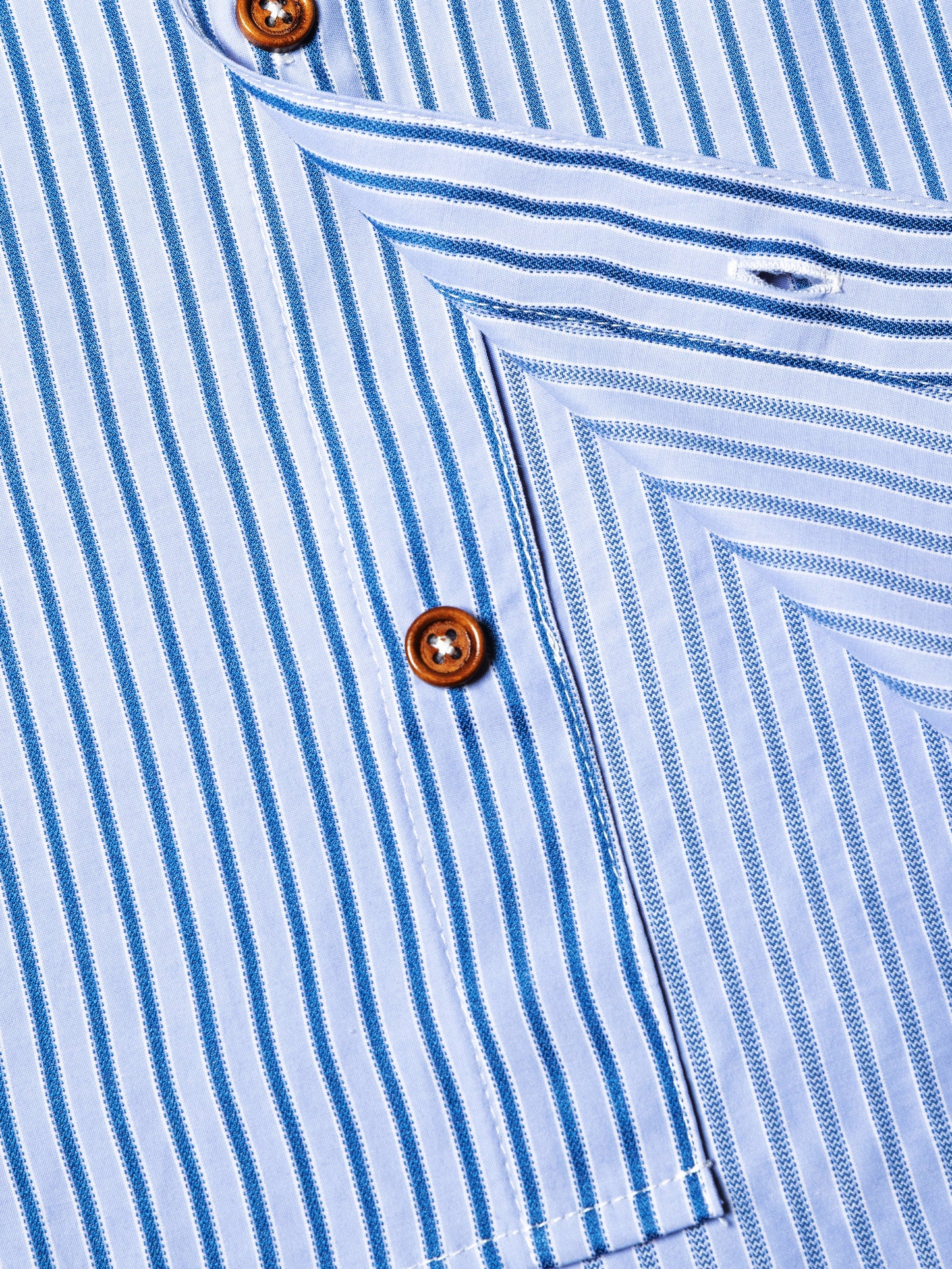 STRIPE MIGUEL SHIRT BLUE - BEV C multi label store