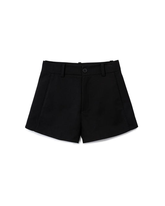 VOL.3_CH.1 Mandarin Suit Shorts - Black