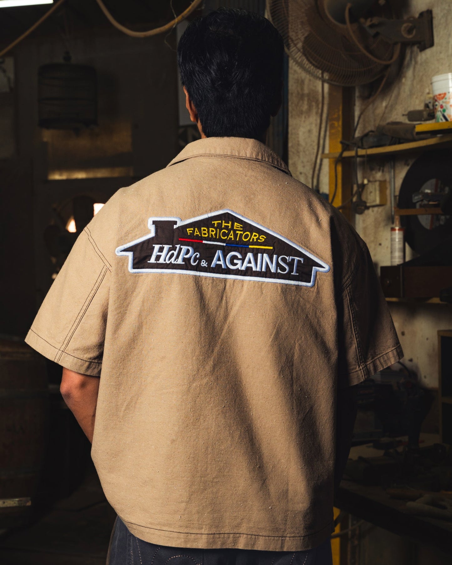 AGAINST X HDPC FABRICATOR SHIRT KHAKI