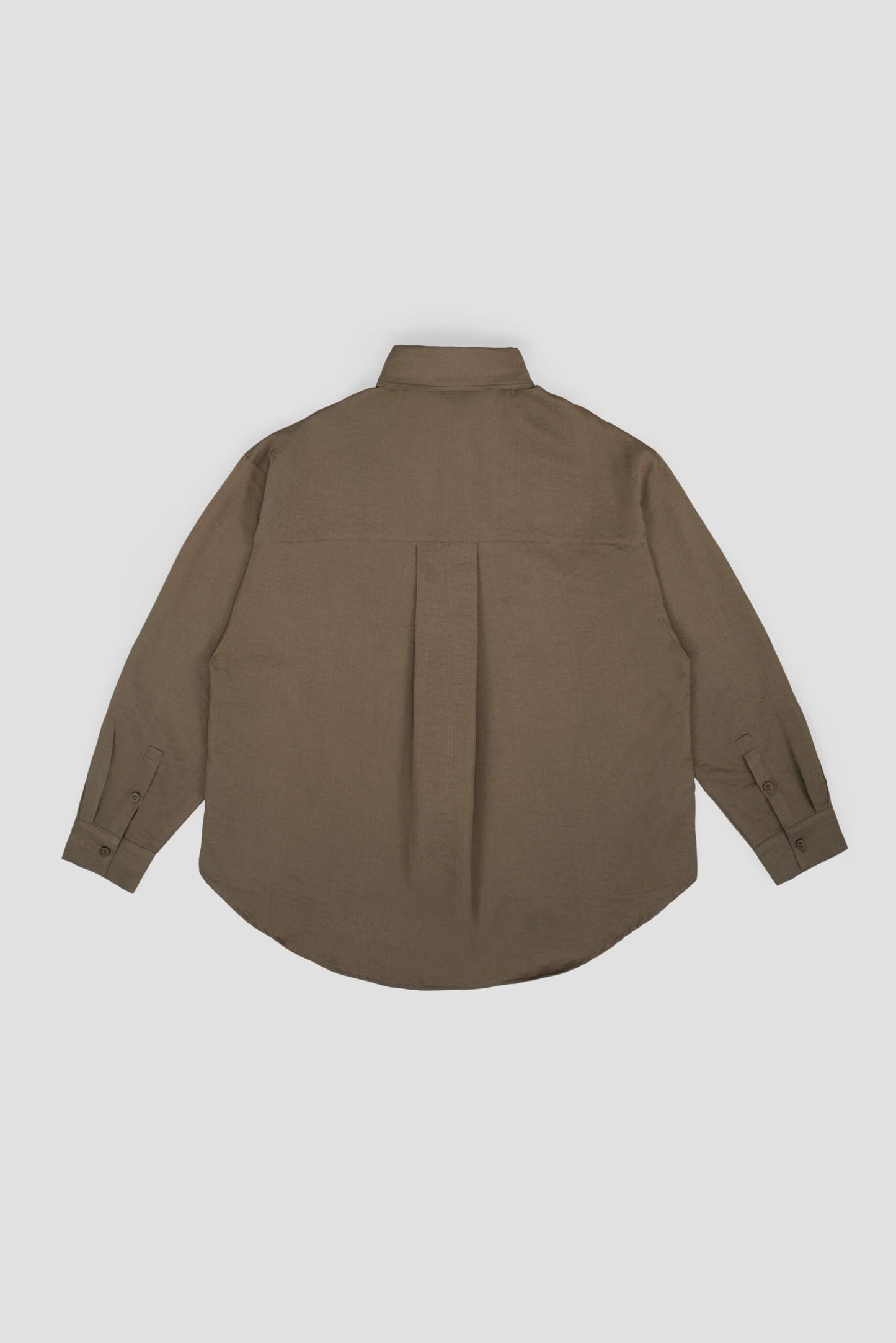 Gender Neutral Oversized Arm Long Sleeve Blouse (Tea)