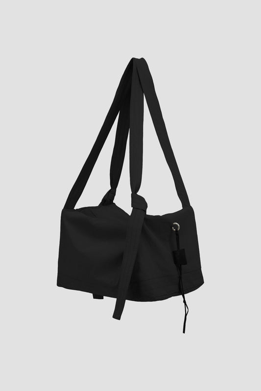 Large Loaf Nylon Bag (Black) - BEV C multi label store