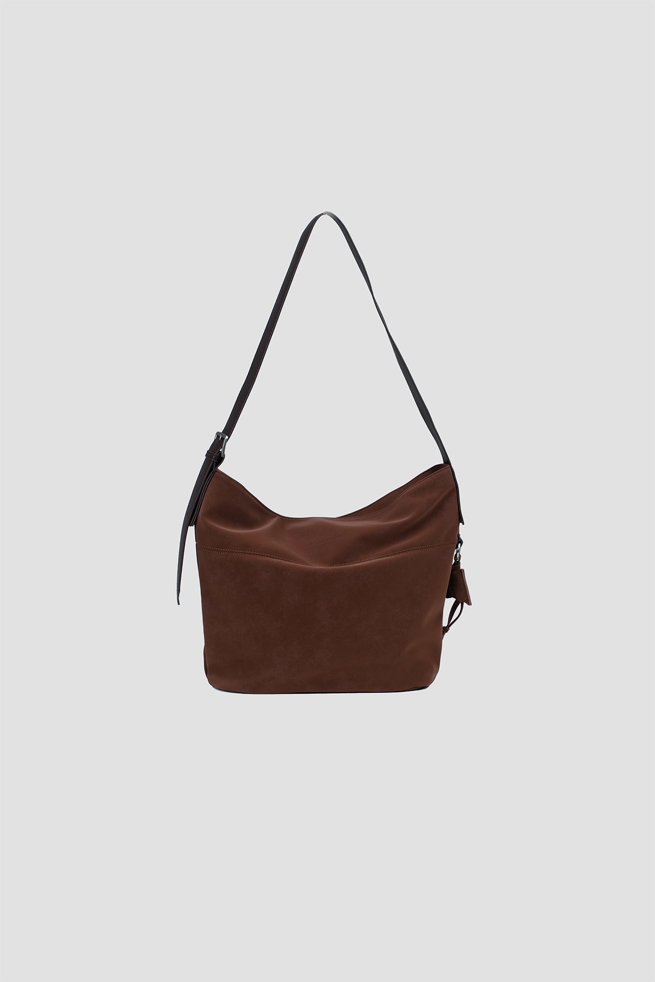 Small Soft Snow Leather Bag (Brown)