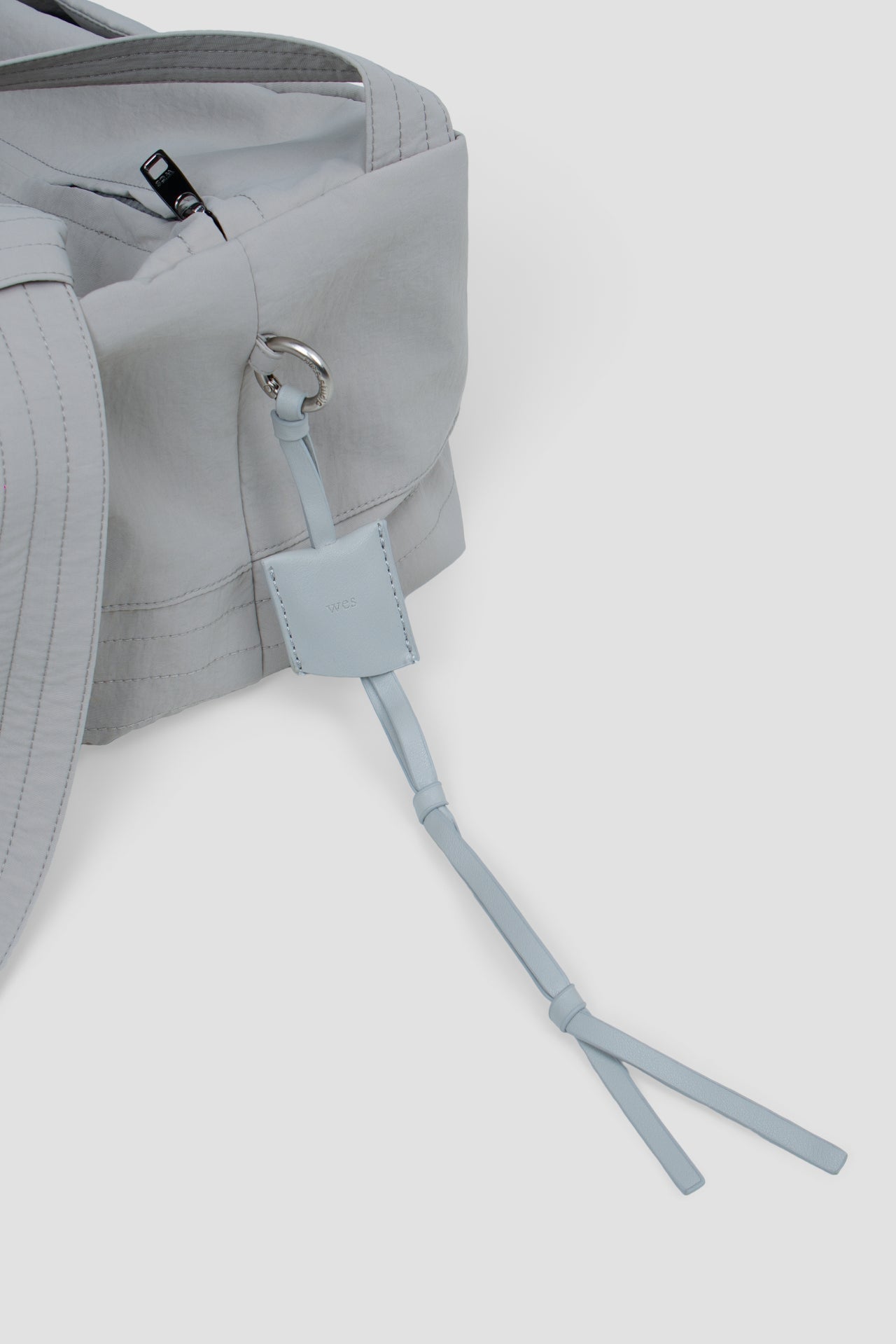 Small Loaf Nylon Bag (Light Grey)