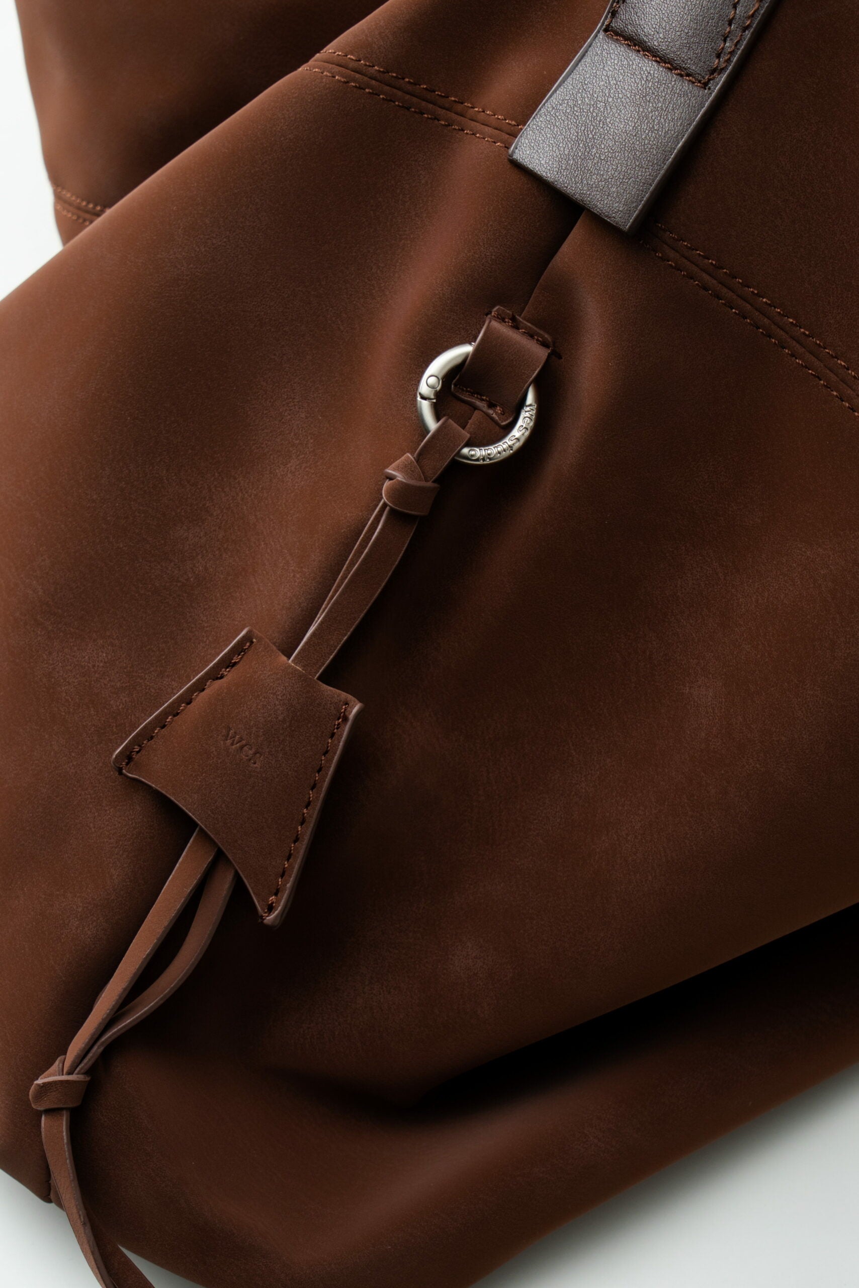 Large Soft Snow Leather Bag (Brown) - BEV C multi label store