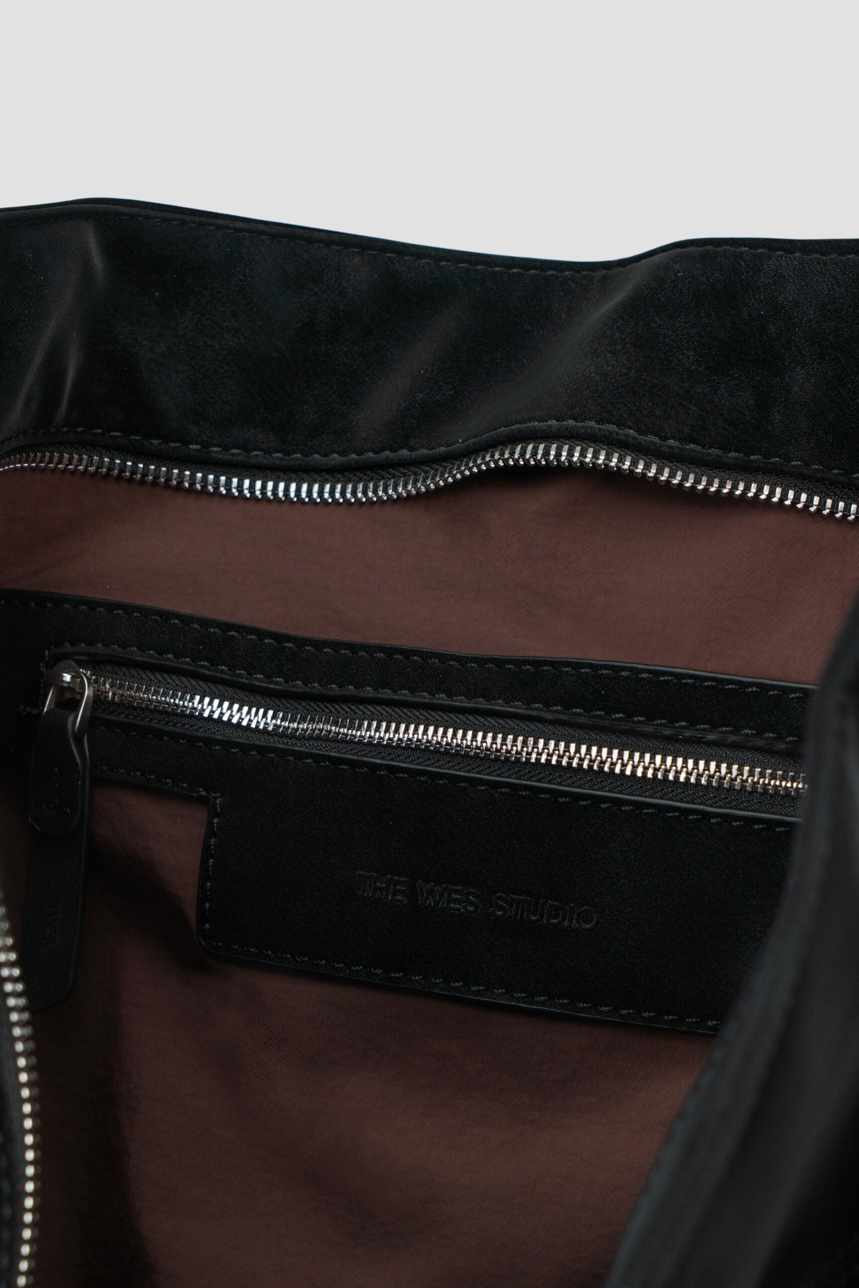 Large Soft Snow Leather Bag (Black) - BEV C multi label store