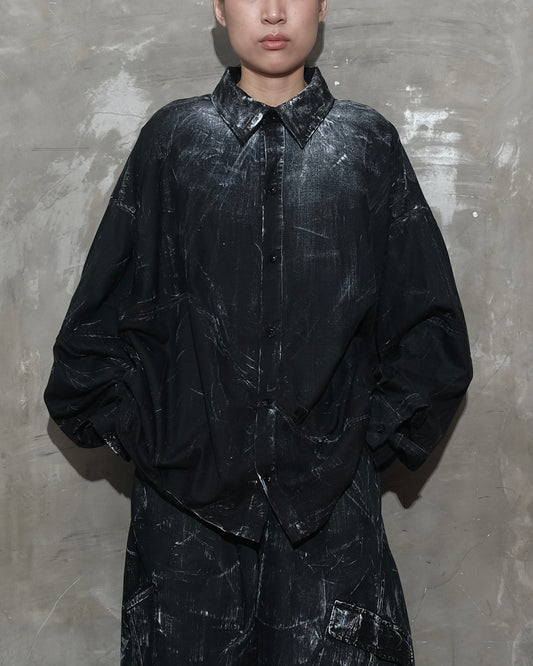 Linea Shirt in Black Chaos