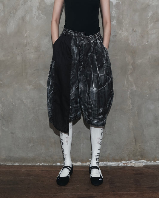 2 Sided Pants in Black Chaos