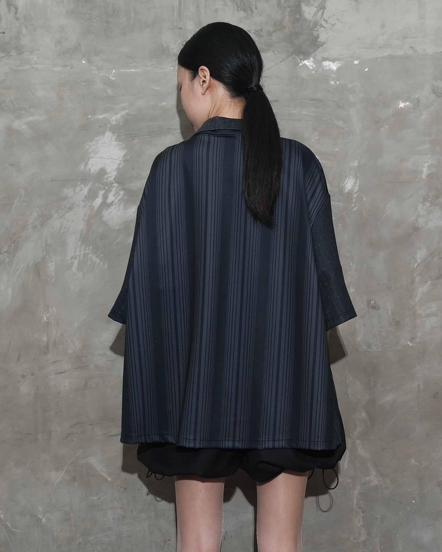 Overlap Jersey in Black