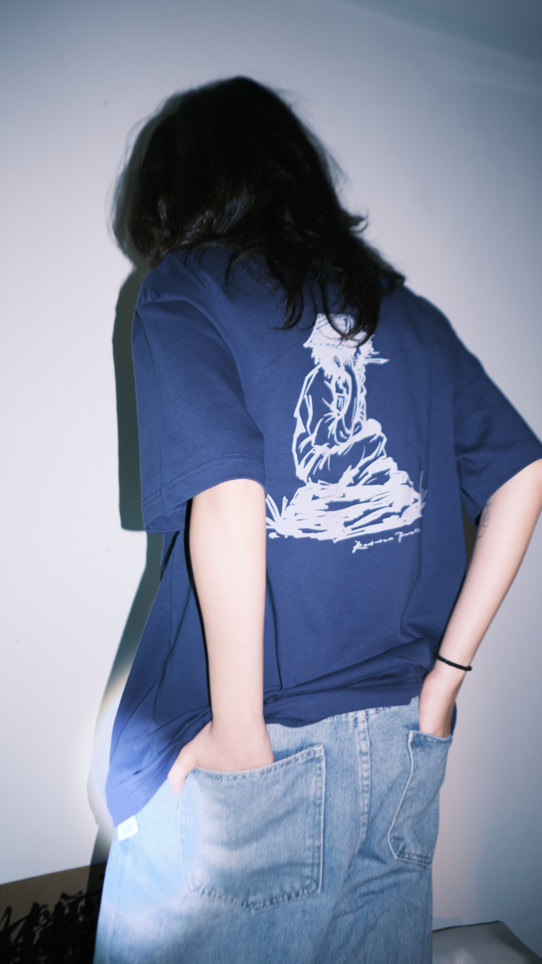 Writer Tee - Navy