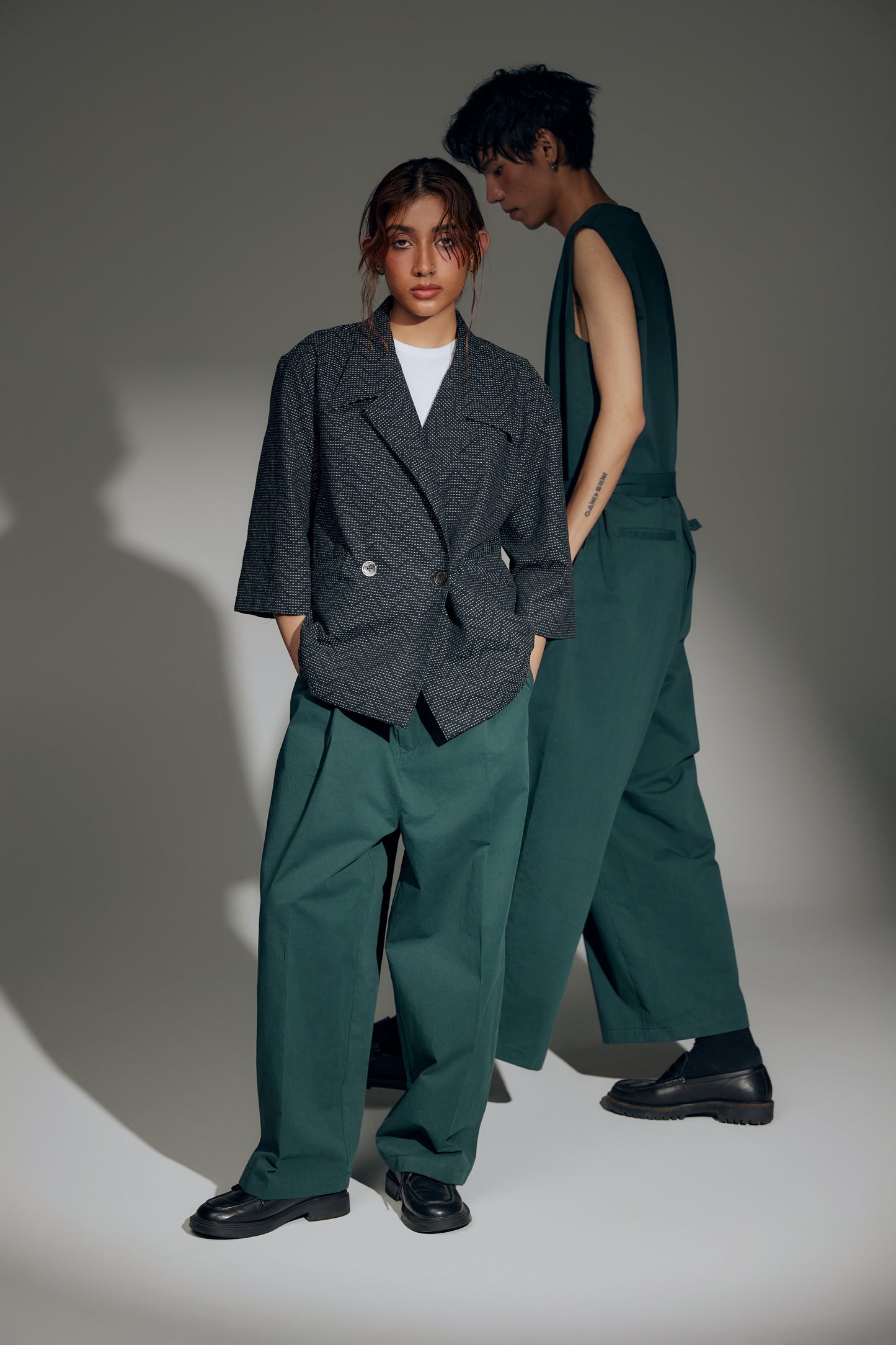 BARUN TROUSERS  IN DEEP FOREST