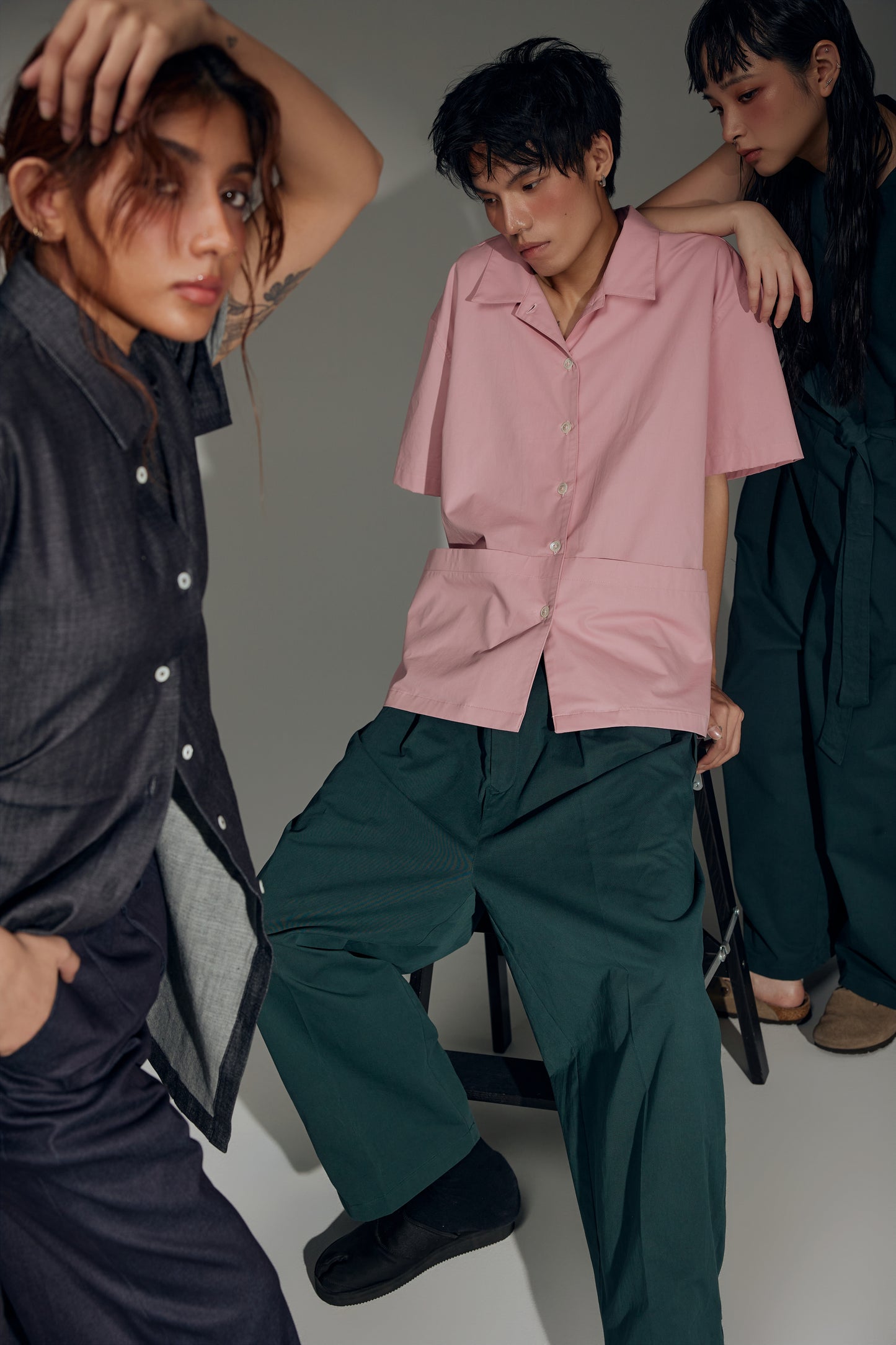 BARUN TROUSERS  IN DEEP FOREST