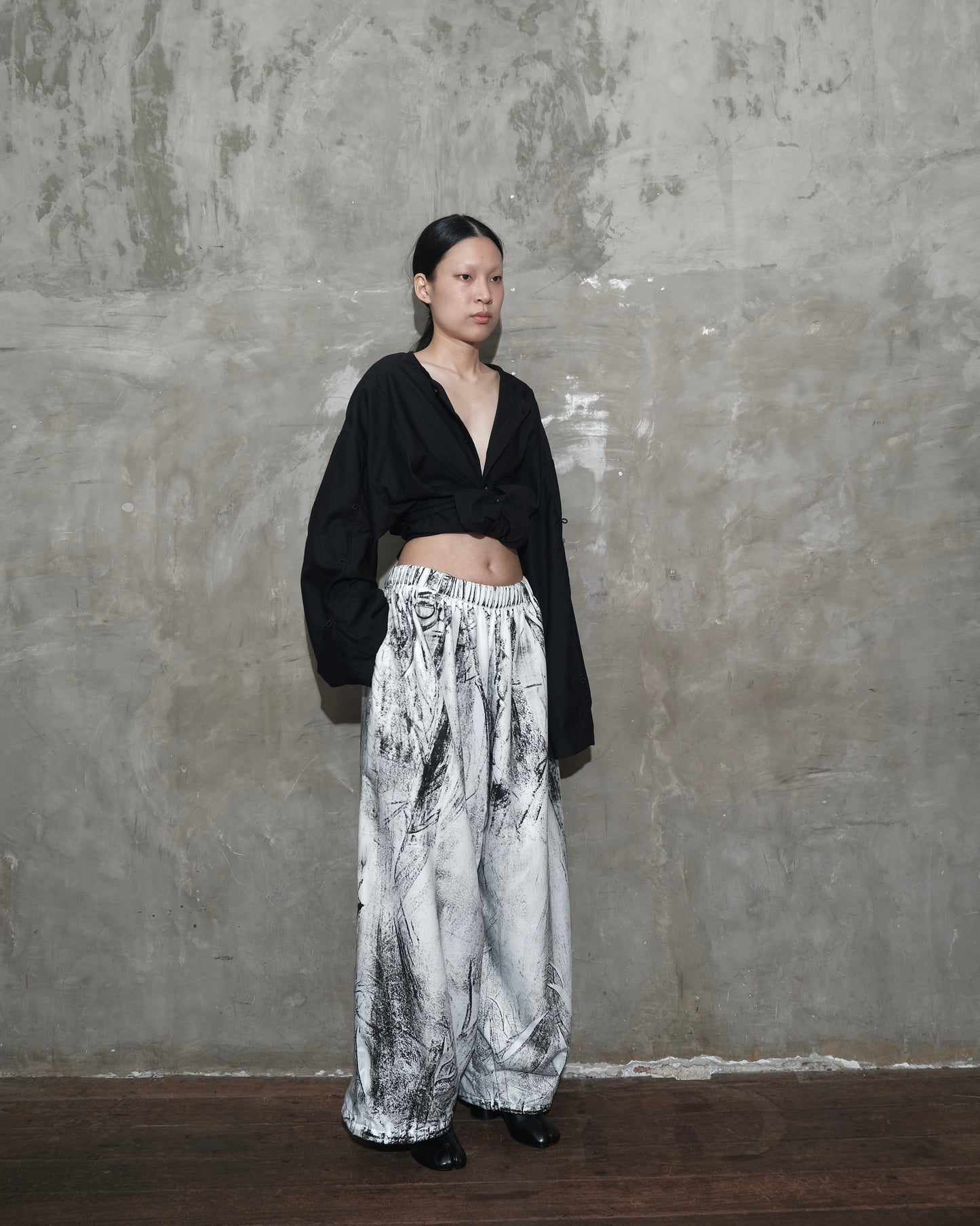 Big Big Pants in White Chaos