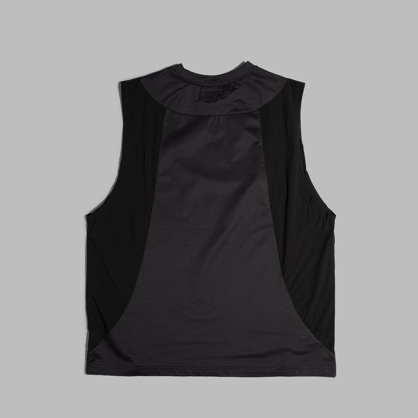 Sleeveless 2-Tone / Cotton – Black - BEV C multi label store