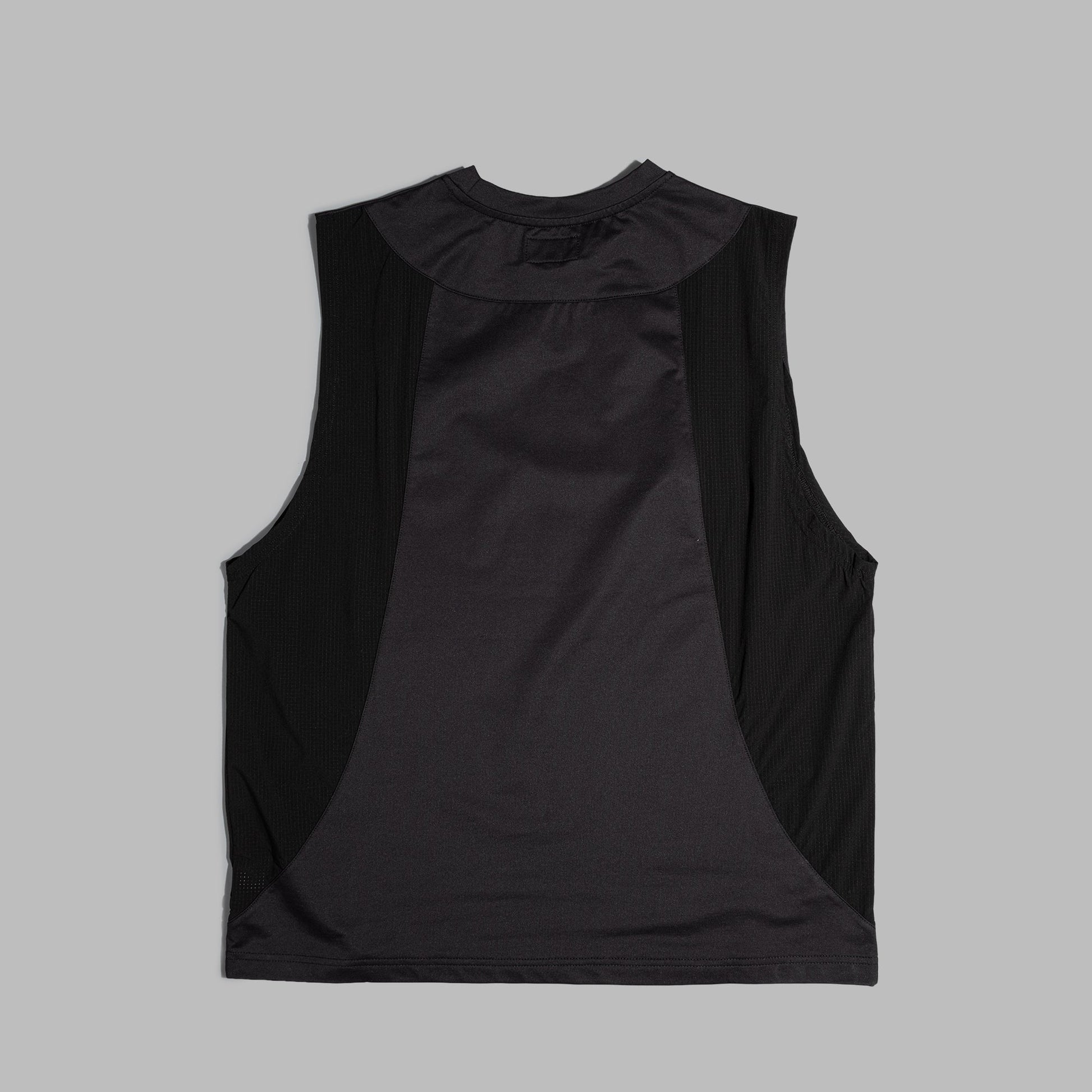 Sleeveless 2-Tone / Cotton – Black - BEV C multi label store