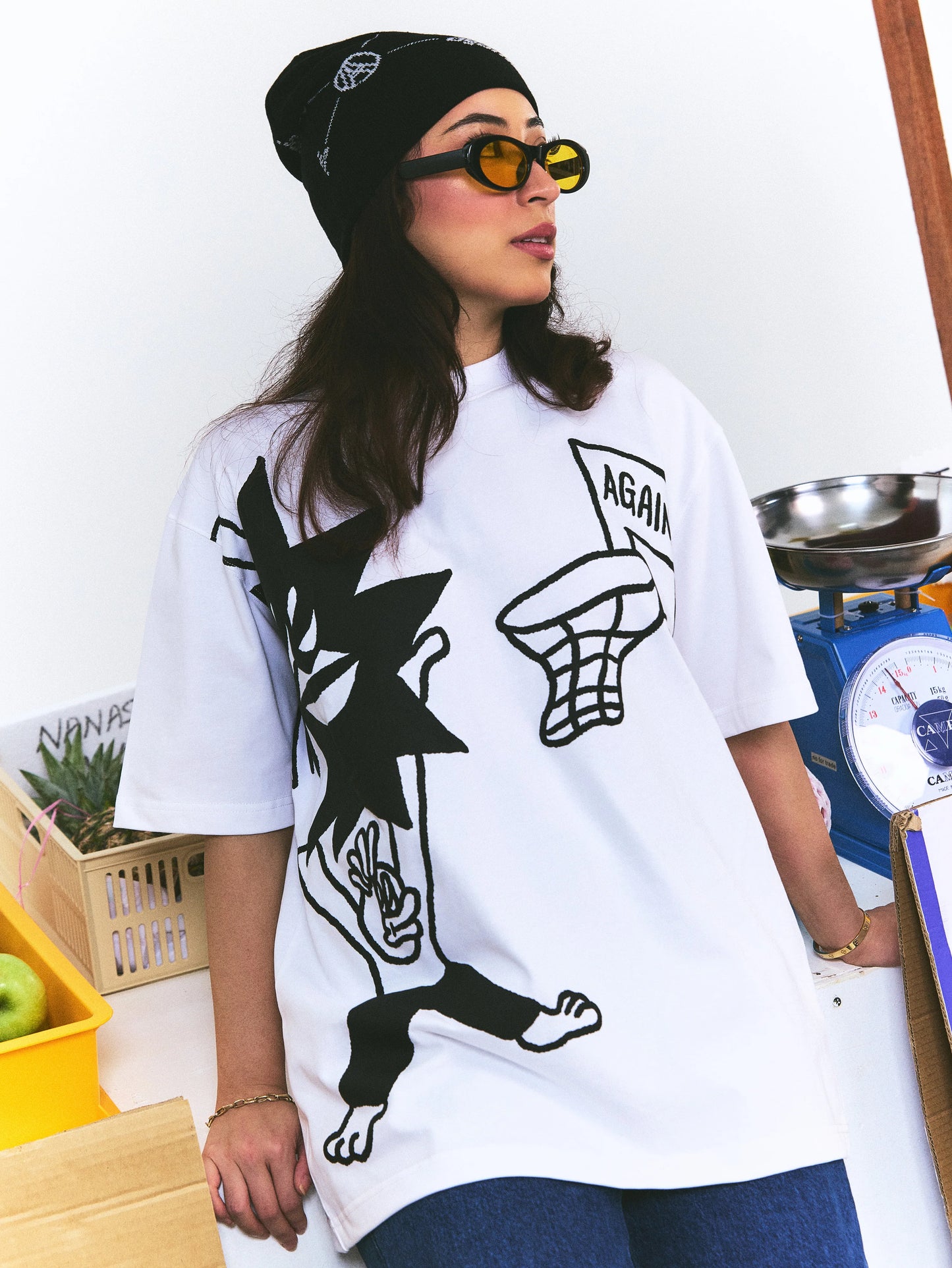 AGAINST X LALA COMPANY DURIAN DUNK TEE