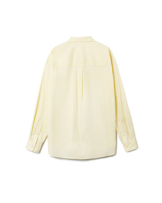 VOL.3_CH.1 Mandarin Long Sleeve Shirt - Yellow