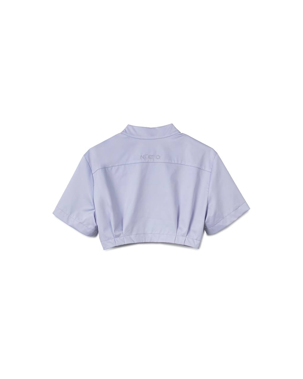 VOL.3_CH.1 Panel Cropped Top - Purple