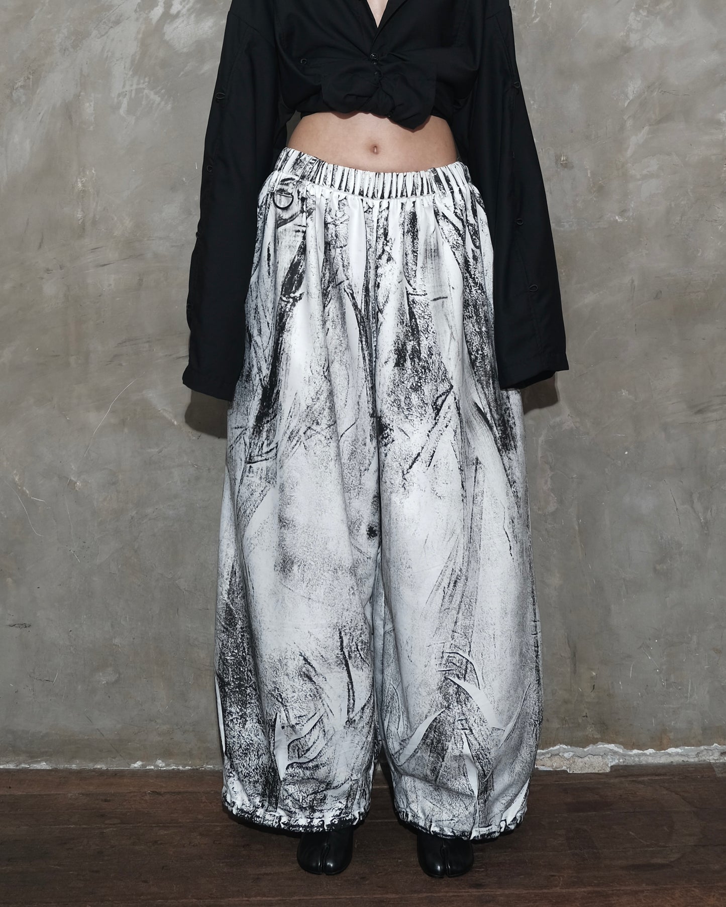 Big Big Pants in White Chaos