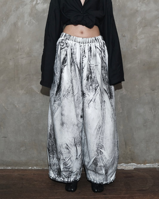 Big Big Pants in White Chaos