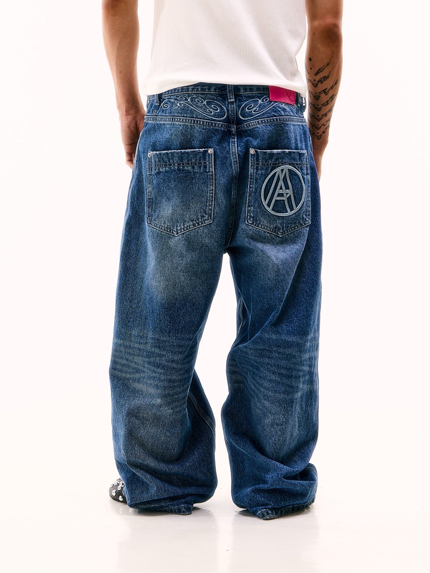 COWBOY WASHED PERFECT JEANS BLUE