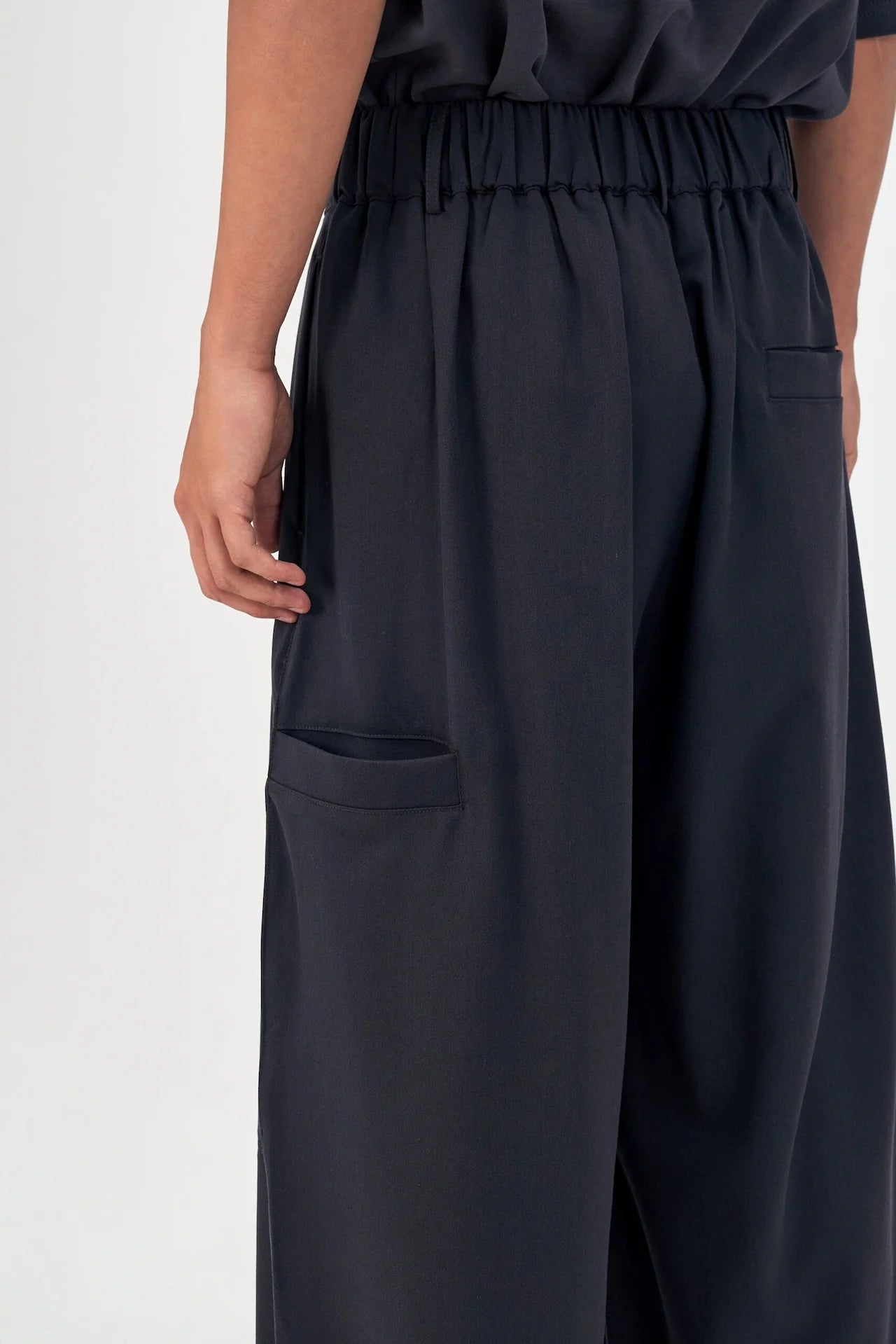 Gender Neutral Cocoon Trousers (Poly / Dark Grey)