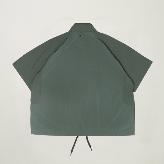 Half Snap Pullover Shirt (Moss Green)