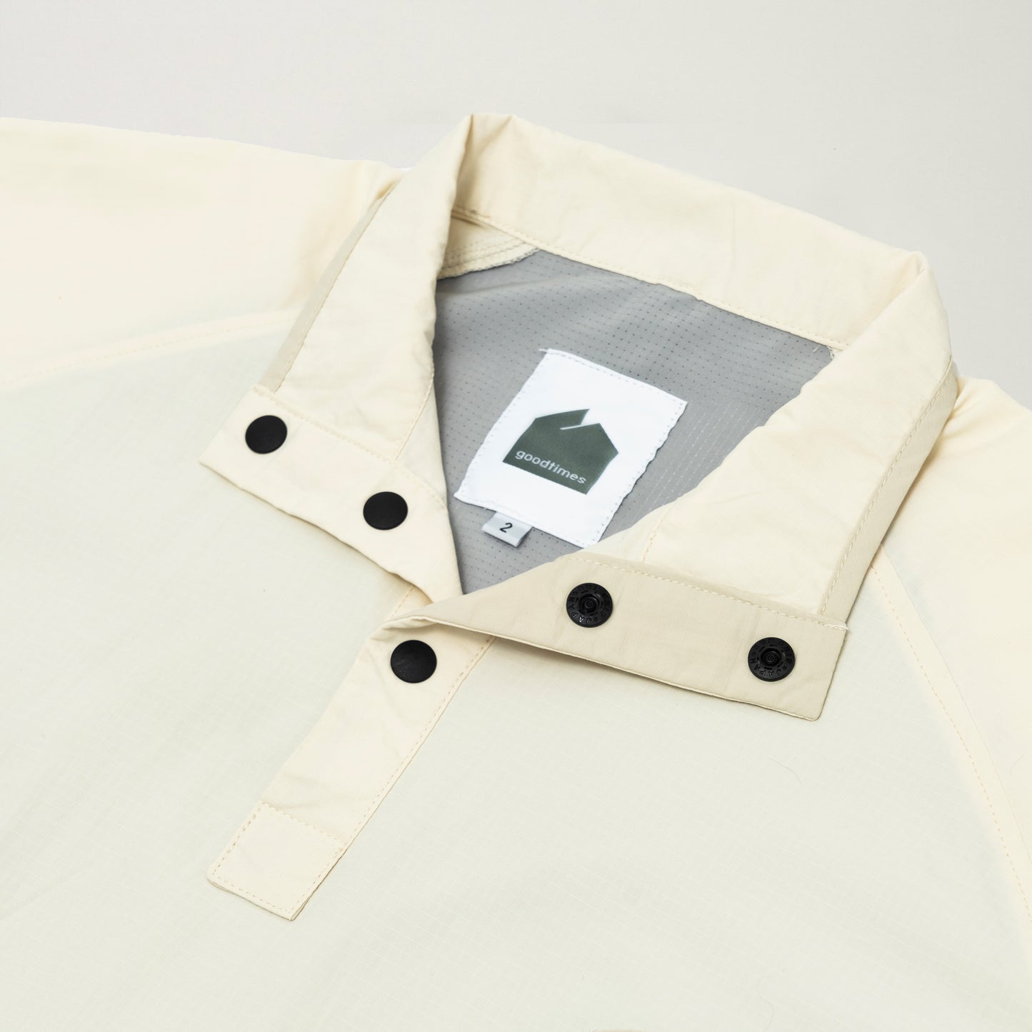 Half Snap Pullover Shirt (Ivory)