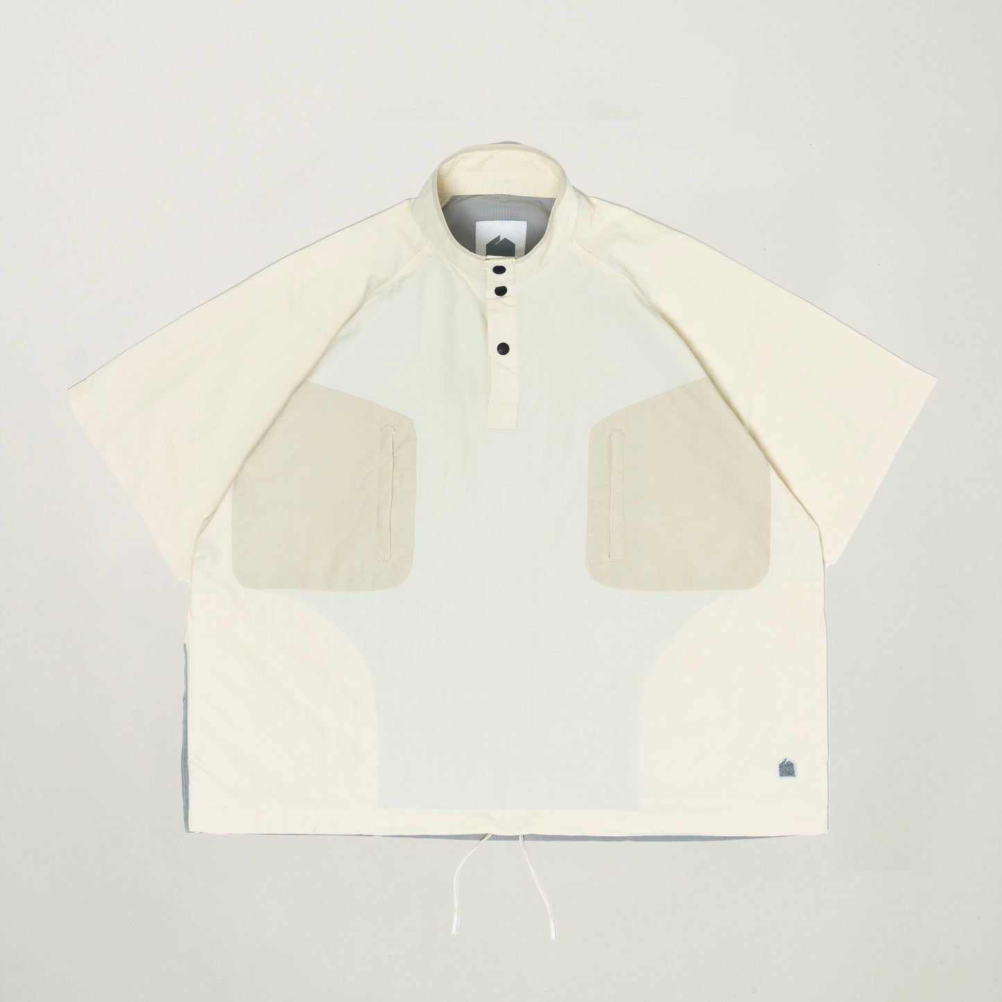 Half Snap Pullover Shirt (Ivory)