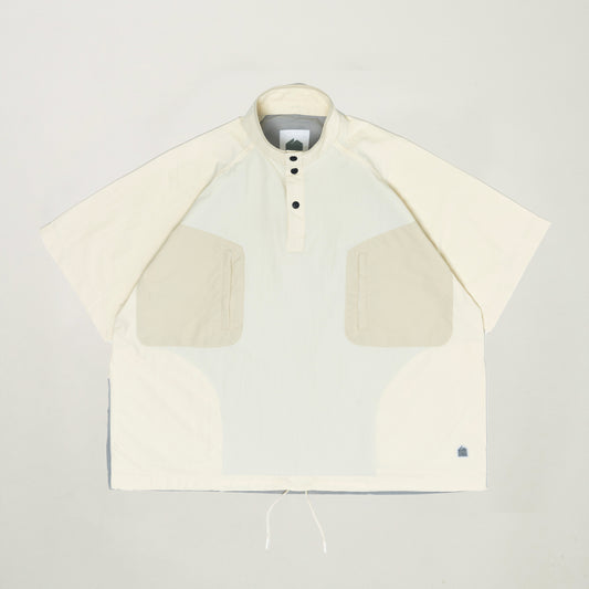 Half Snap Pullover Shirt (Ivory)