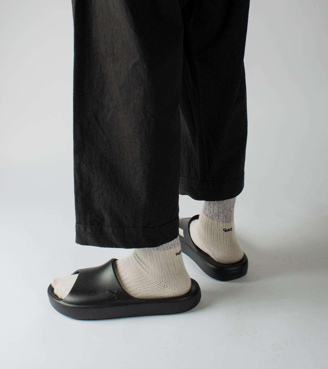 Melange Parallel Socks - Hybrid Beige