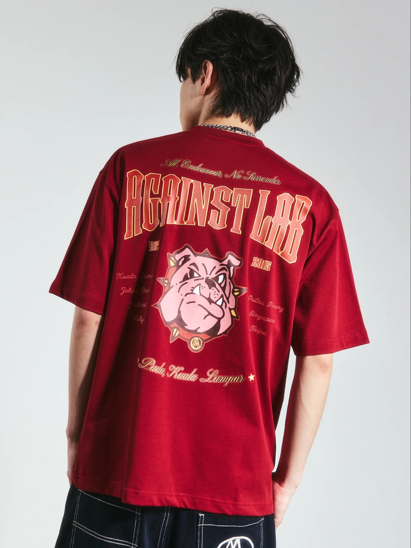 25 CLASS TEE BURGUNDY